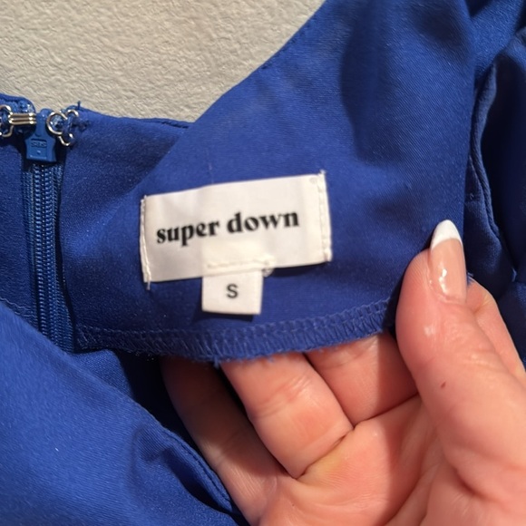 Superdown Shayla Ruffle Mini Dress Small - Picture 5 of 7